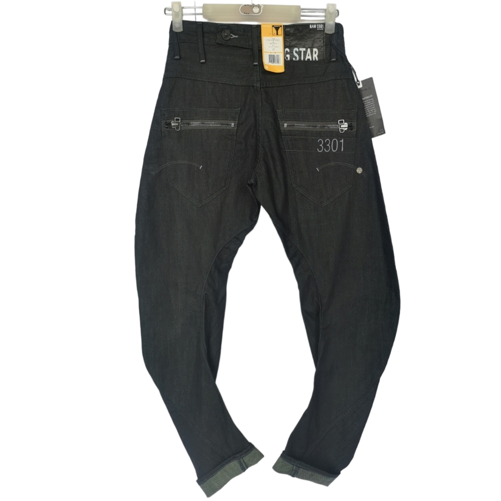 G-Star New Men's W29 L32 Fince Loose Fit Tapered Cotton Denim Jeans